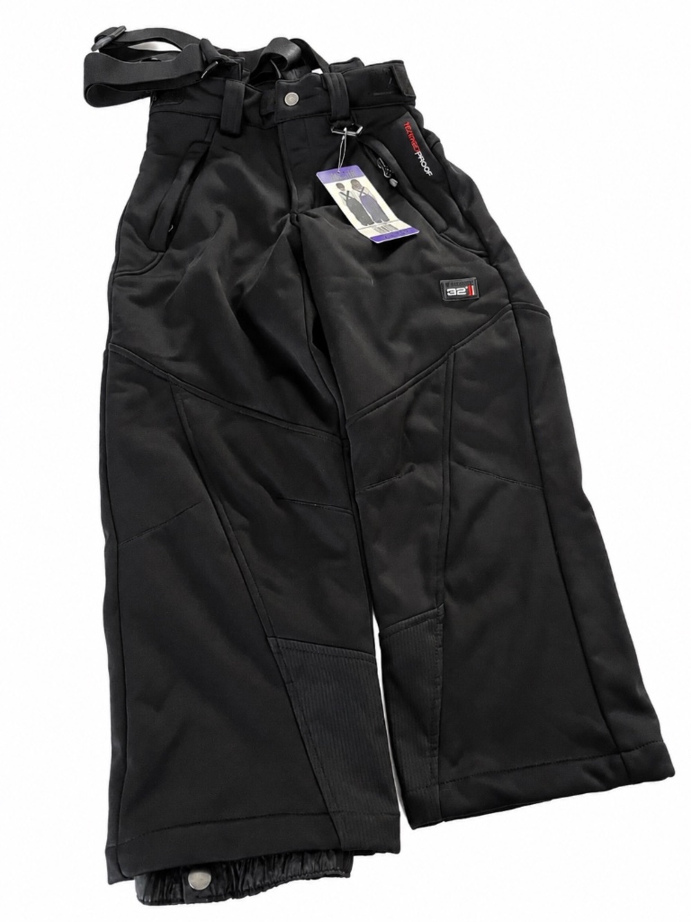 32 Degrees Weatherproof Kids black Snow Pants – Size XS (5/6)